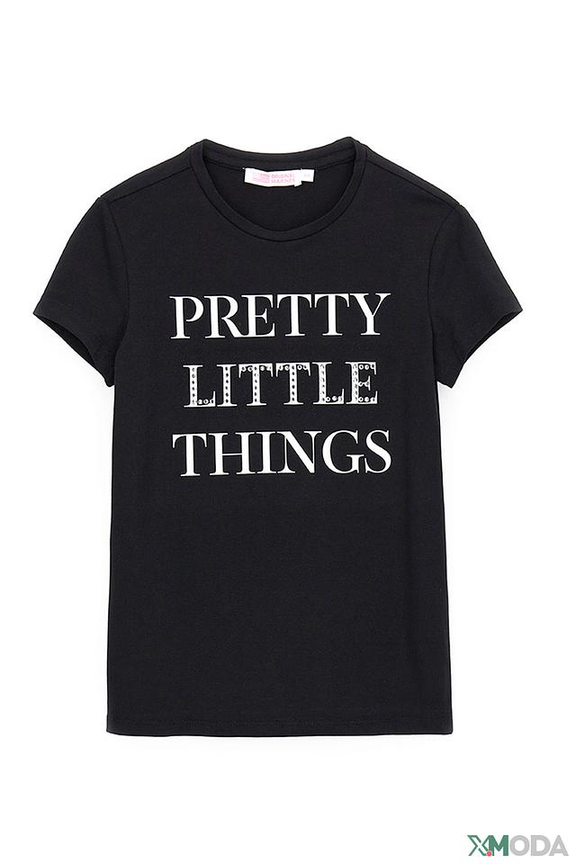 Футболка Original Marines чёрная с принтом