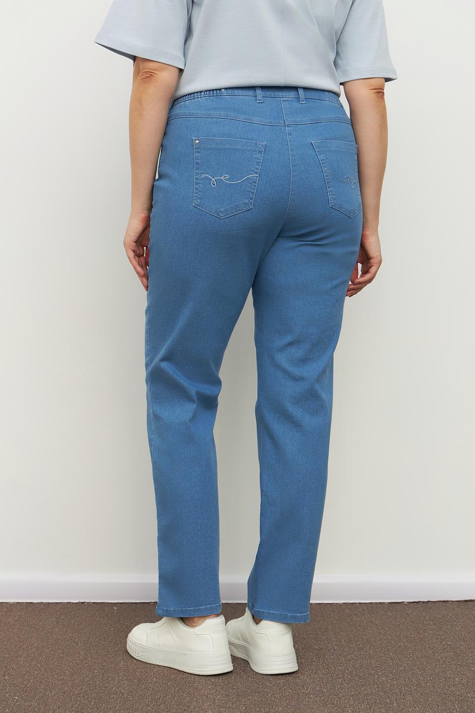 Брюки Relaxed by Toni голубые