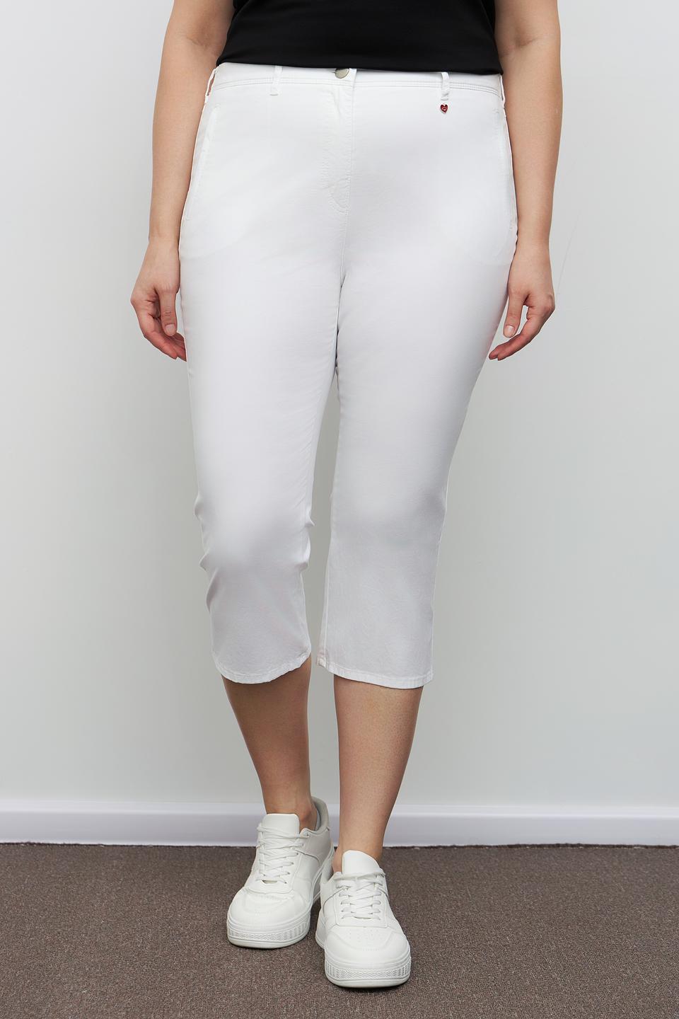 Бриджи Relaxed by Toni белые