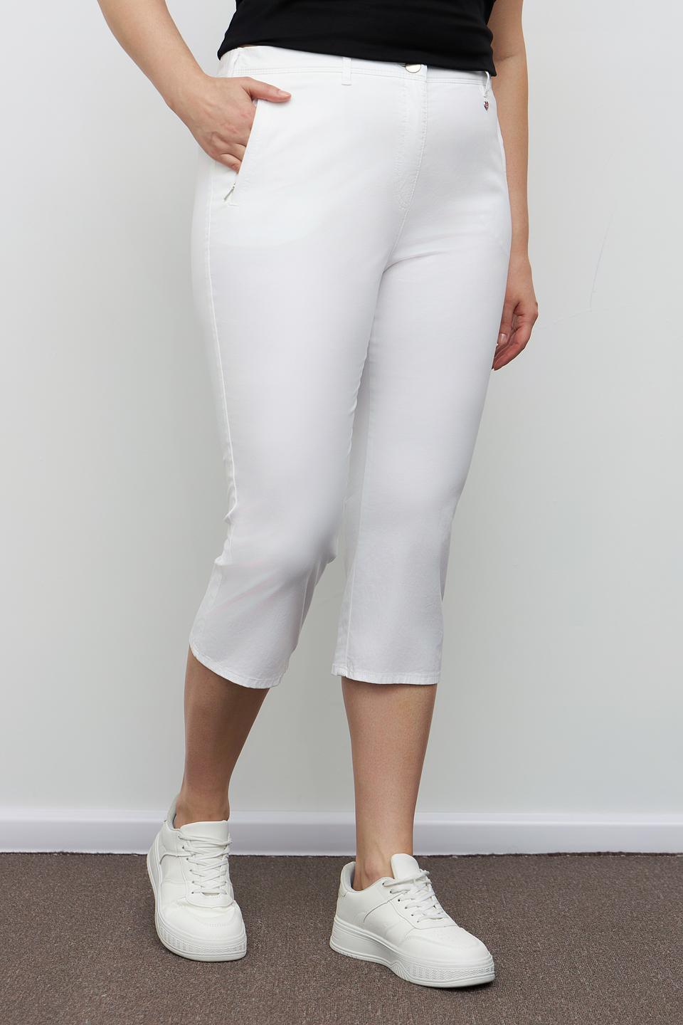 Бриджи Relaxed by Toni белые