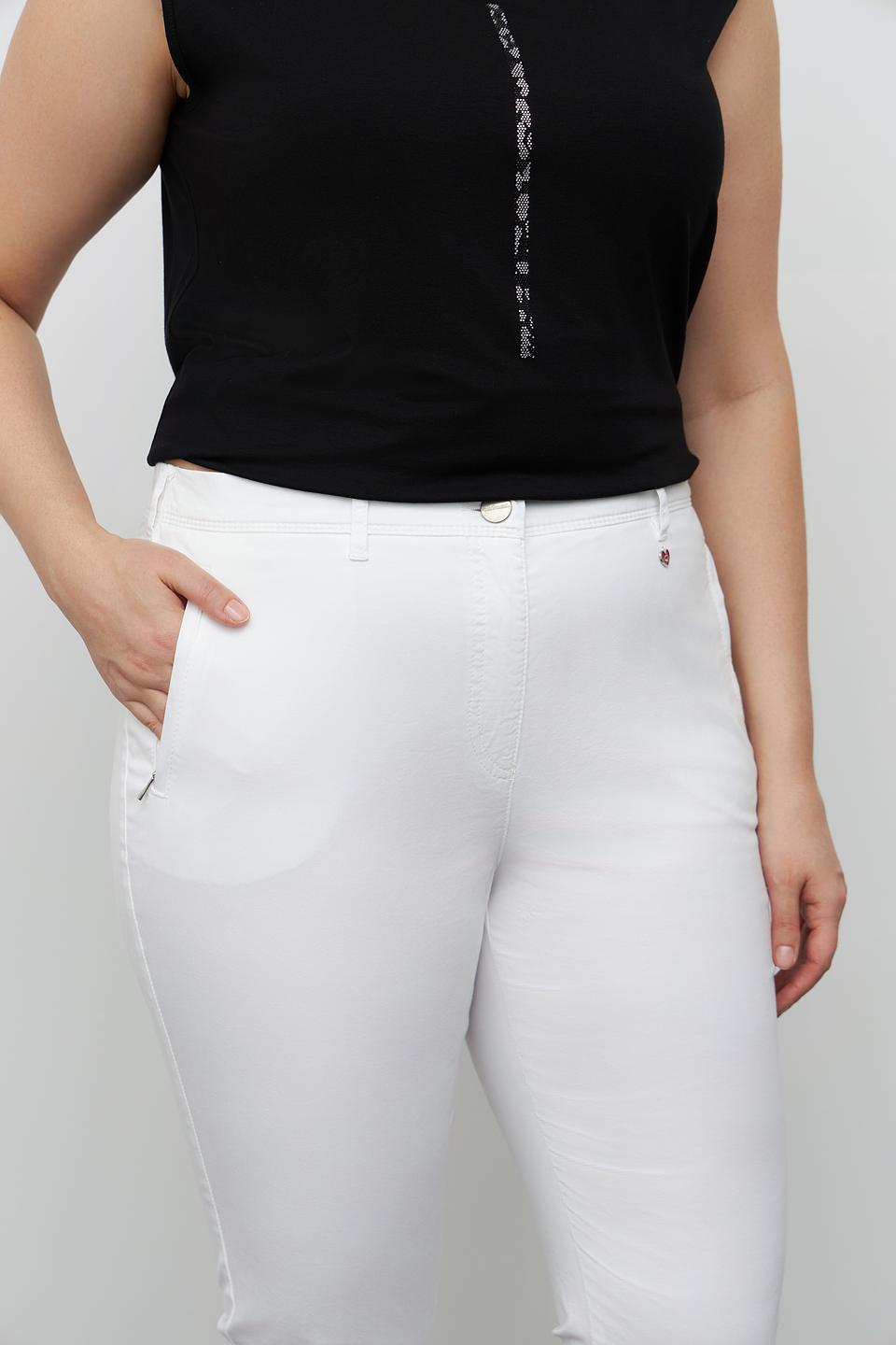 Бриджи Relaxed by Toni белые