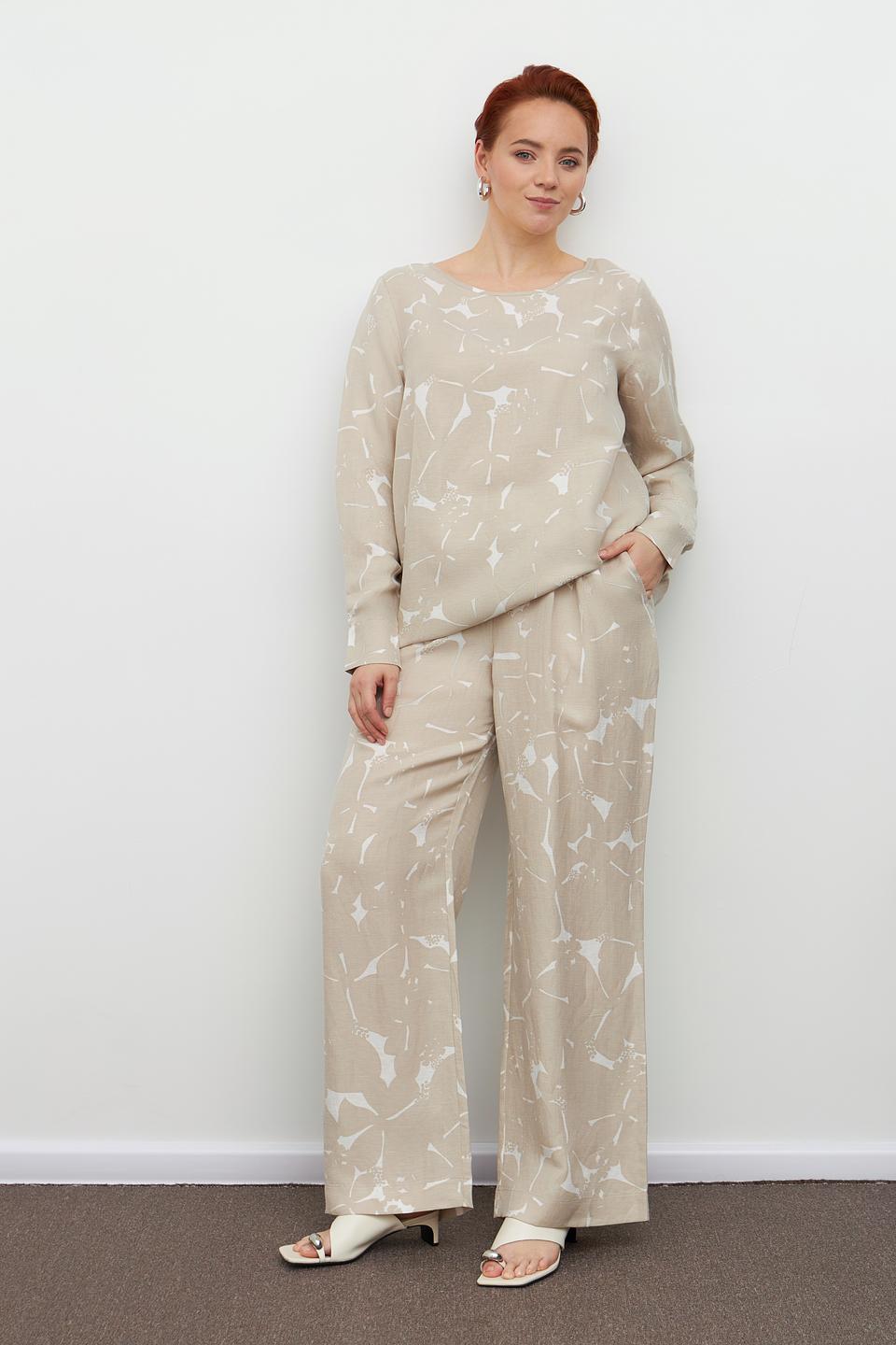 Блуза Margittes с принтом