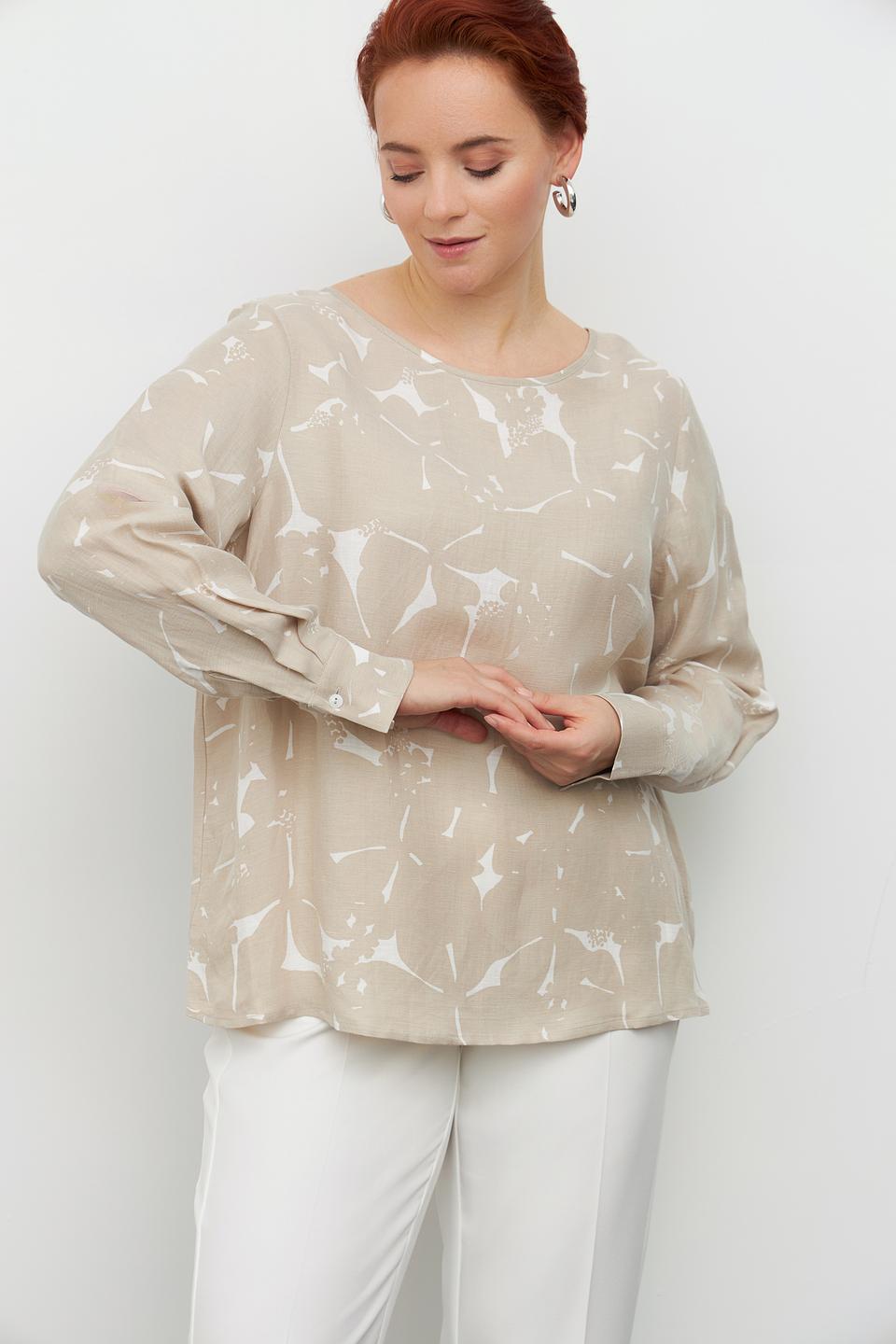 Блуза Margittes с принтом
