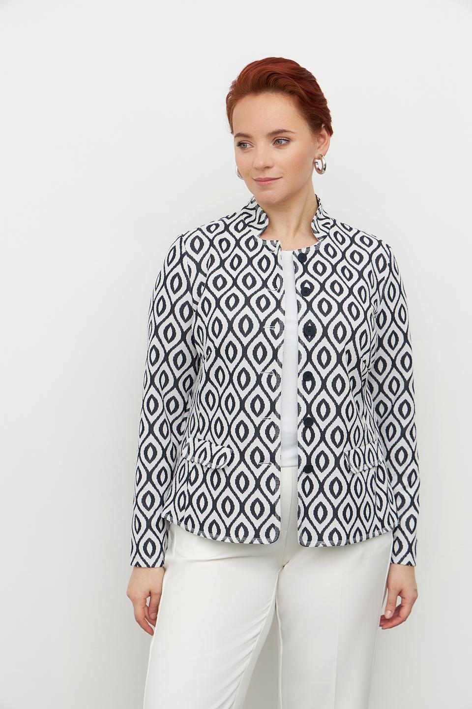 Жакет Frank Walder в геометрический принт