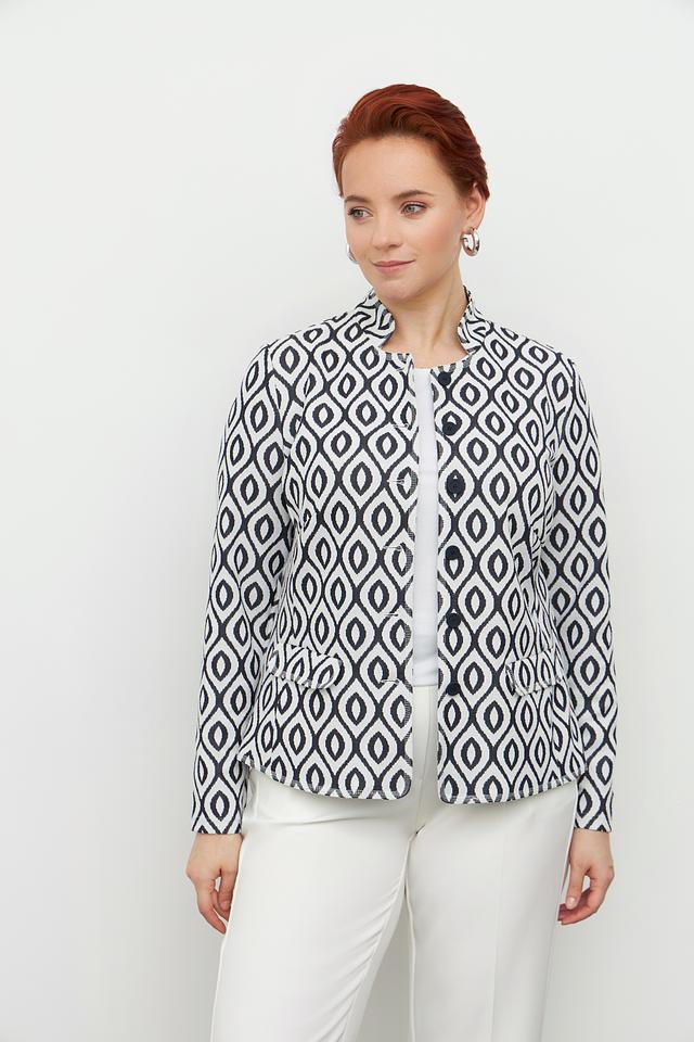 Жакет Frank Walder в геометрический принт