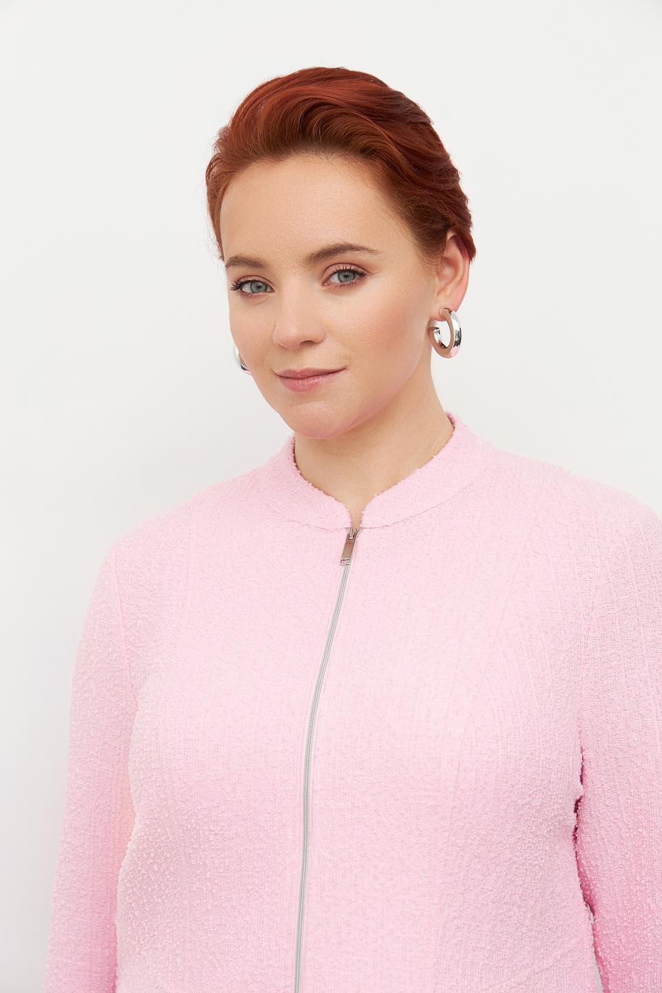 Жакет Frank Walder на молнии розовый