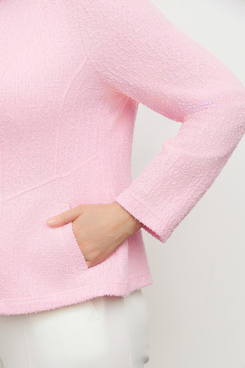 Жакет Frank Walder на молнии розовый