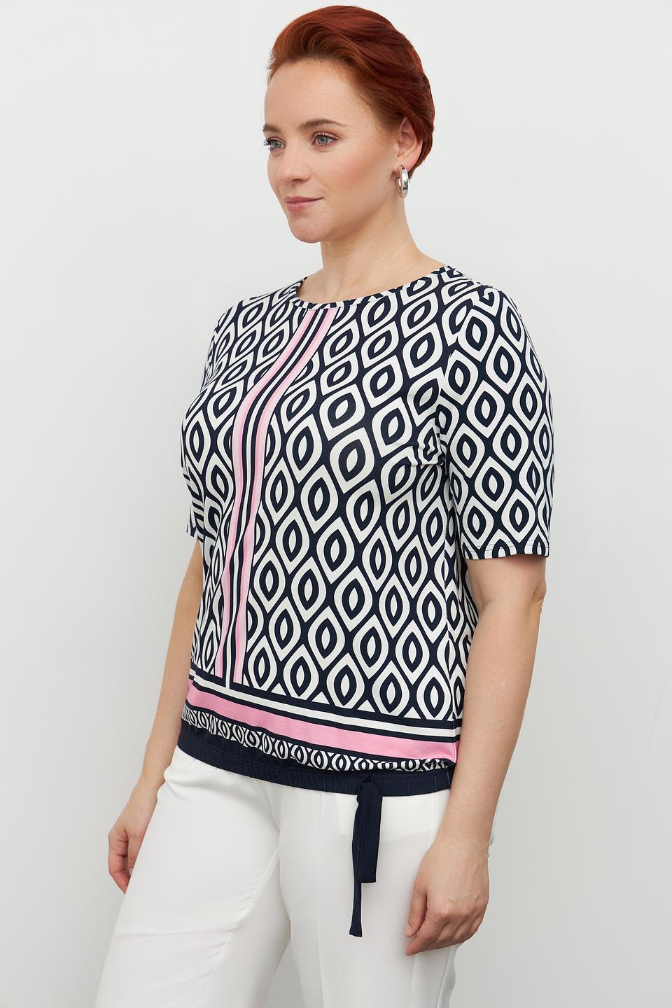 Блуза Frank Walder с геометрическим принтом