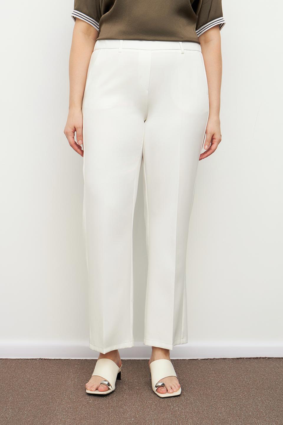 Брюки классические Anna Montana белые