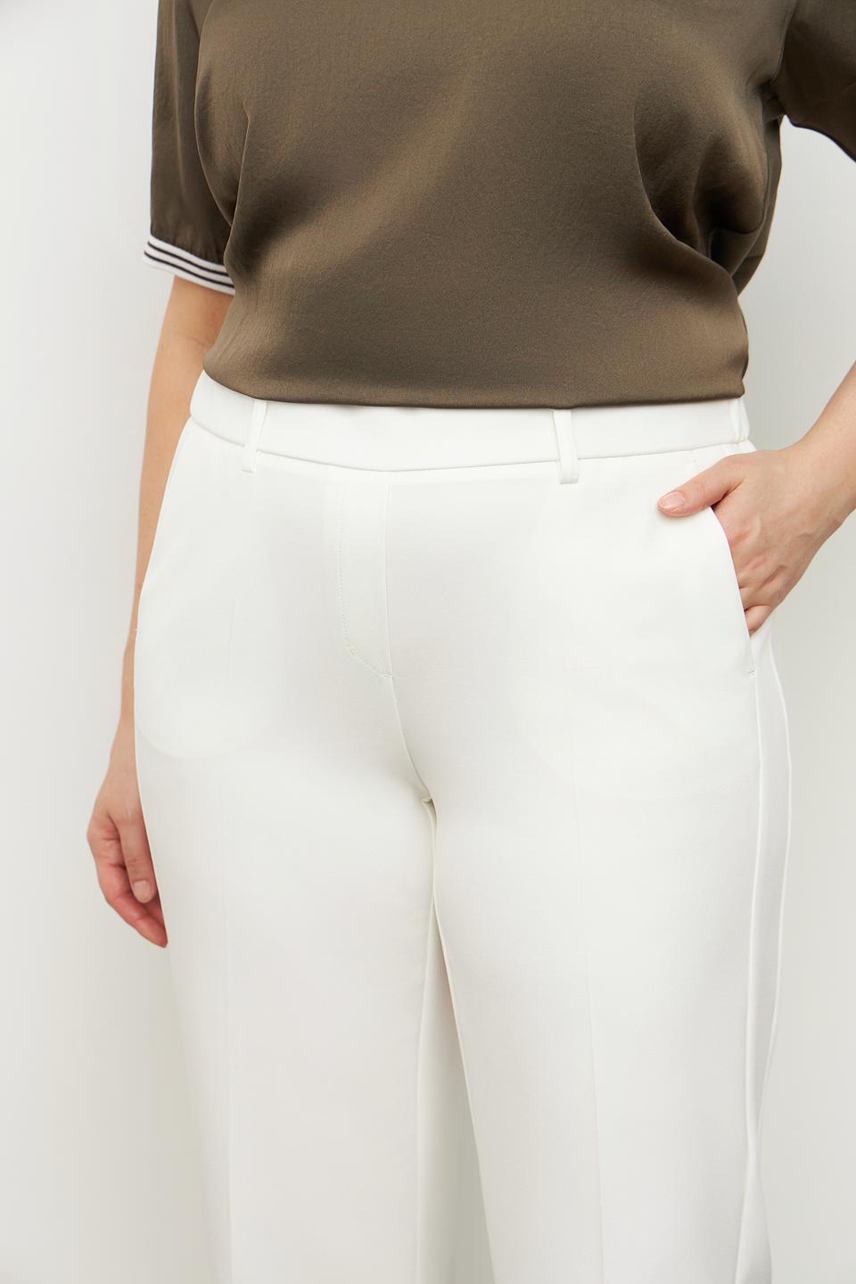 Брюки классические Anna Montana белые