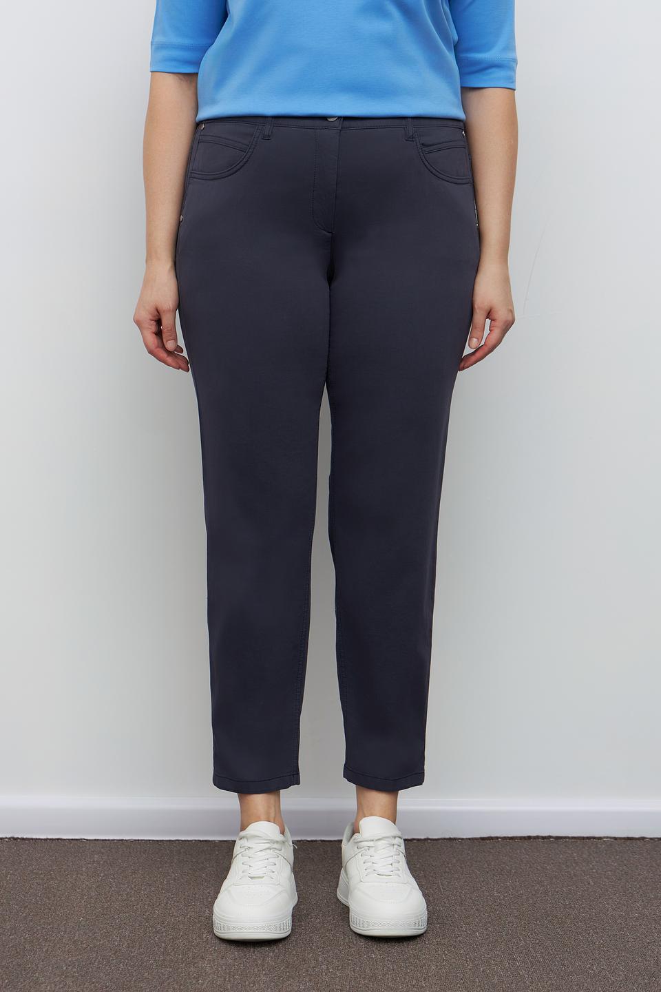 Брюки классические Luisa Cerano темно-синие