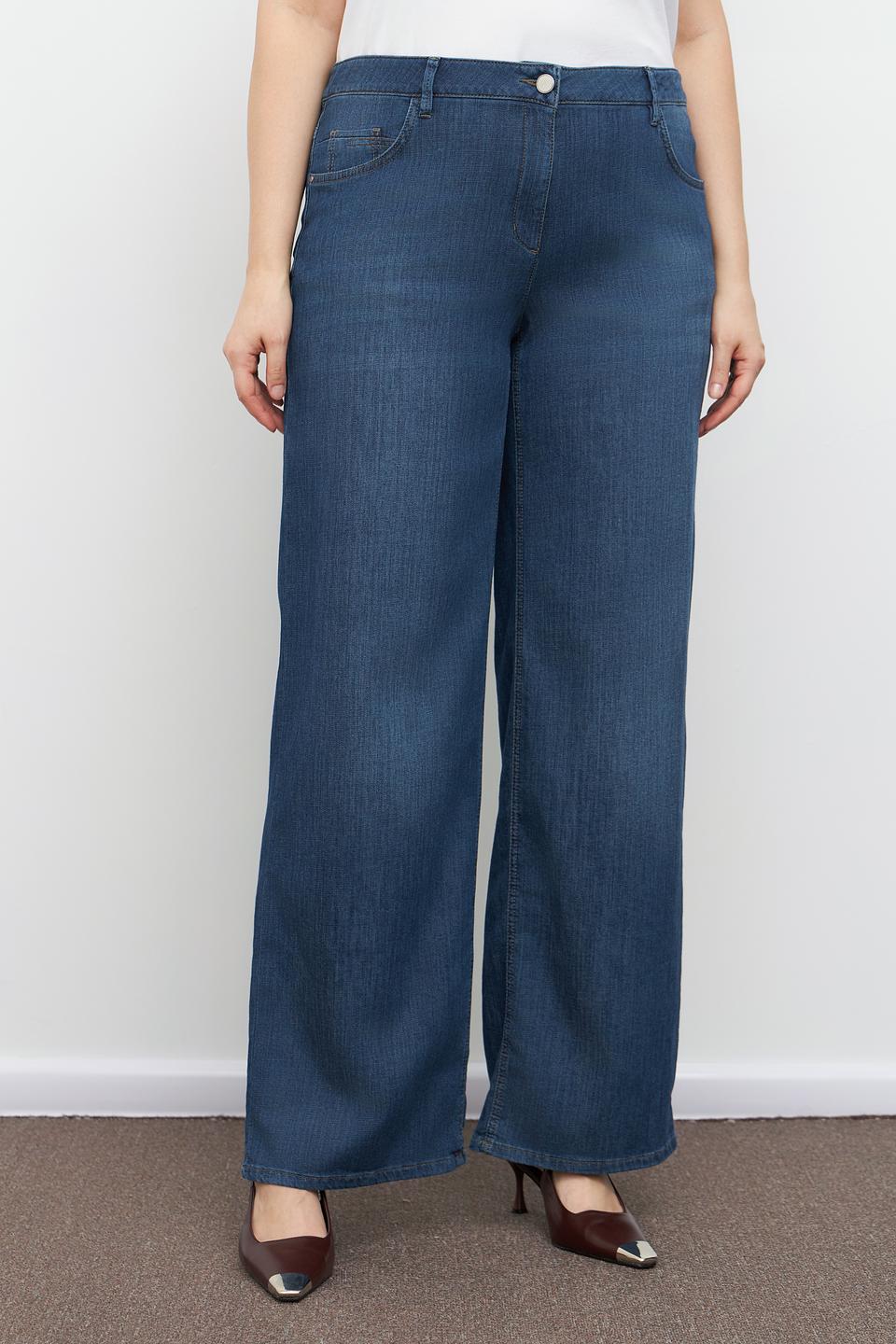 Брюки клёш Luisa Cerano синие