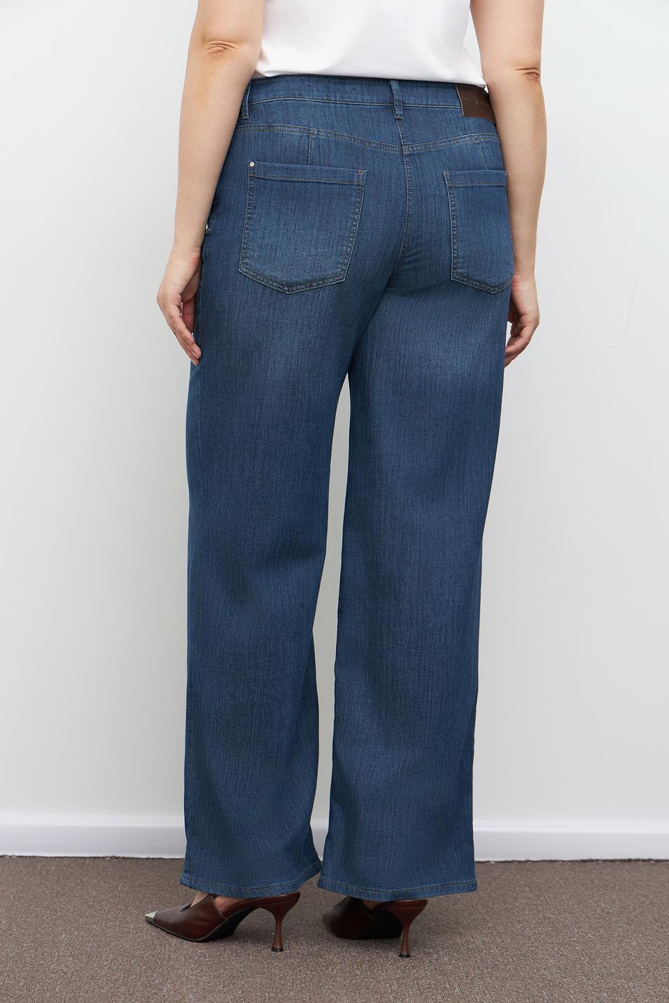 Брюки клёш Luisa Cerano синие