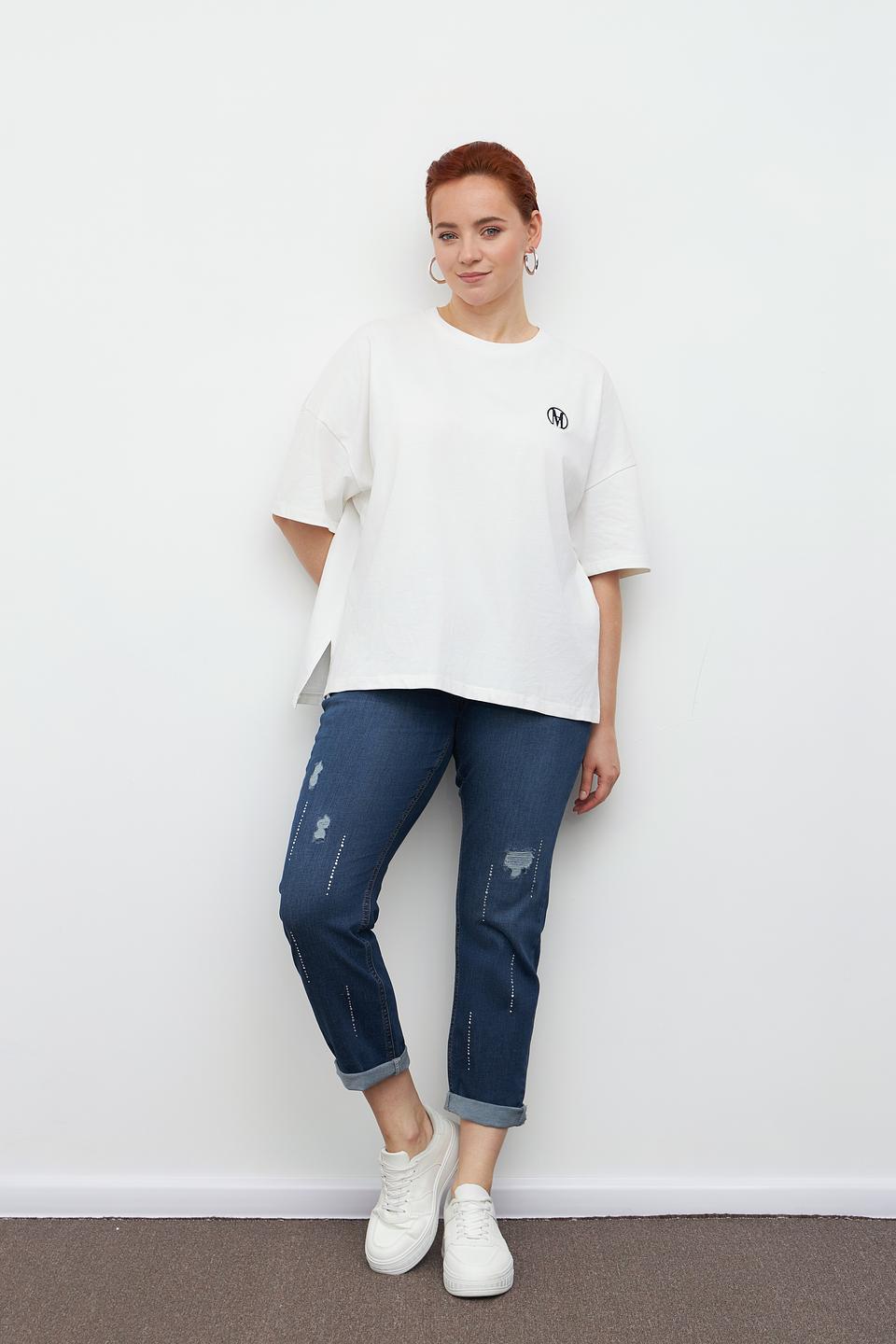 Джинсы Doris Streich с рваностями