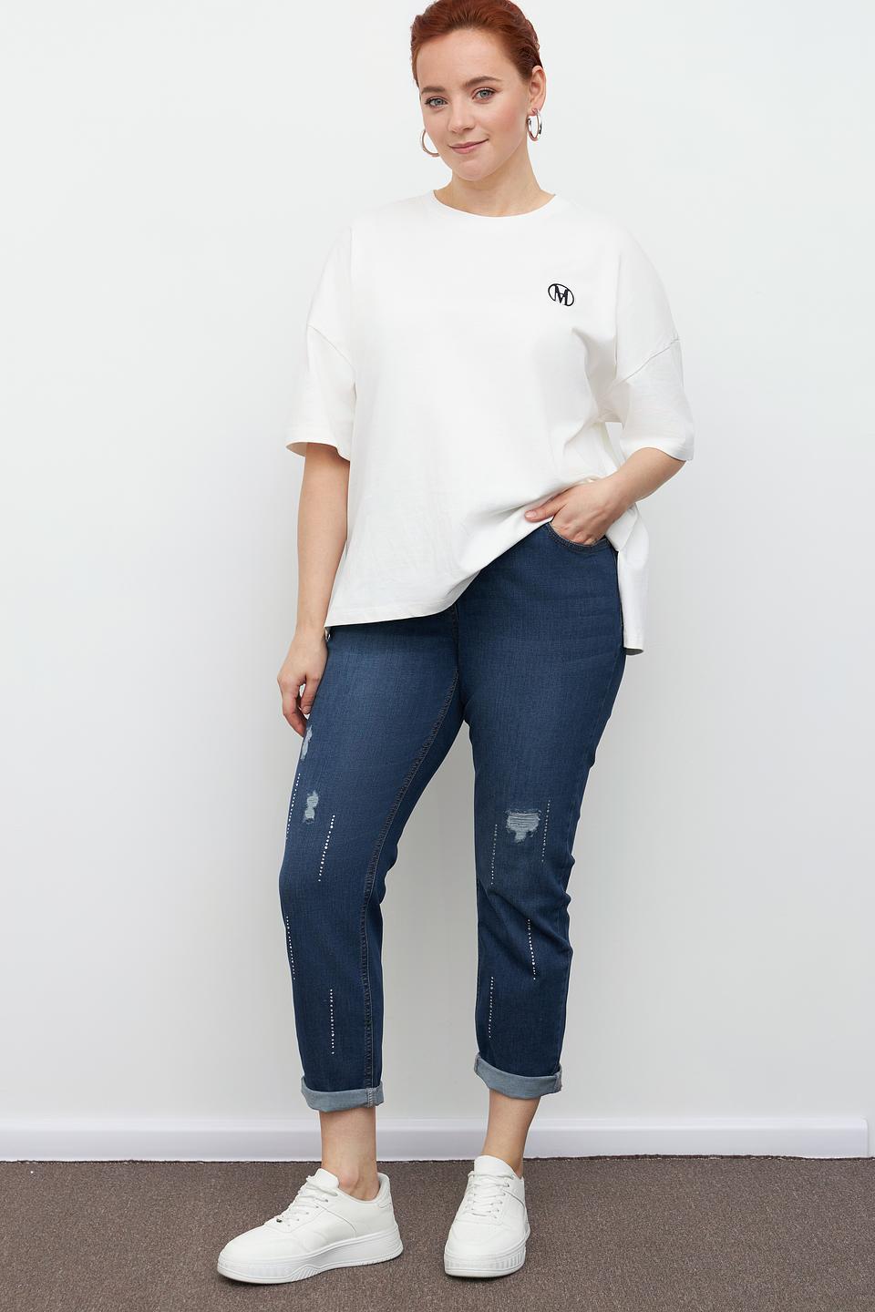 Джинсы Doris Streich с рваностями