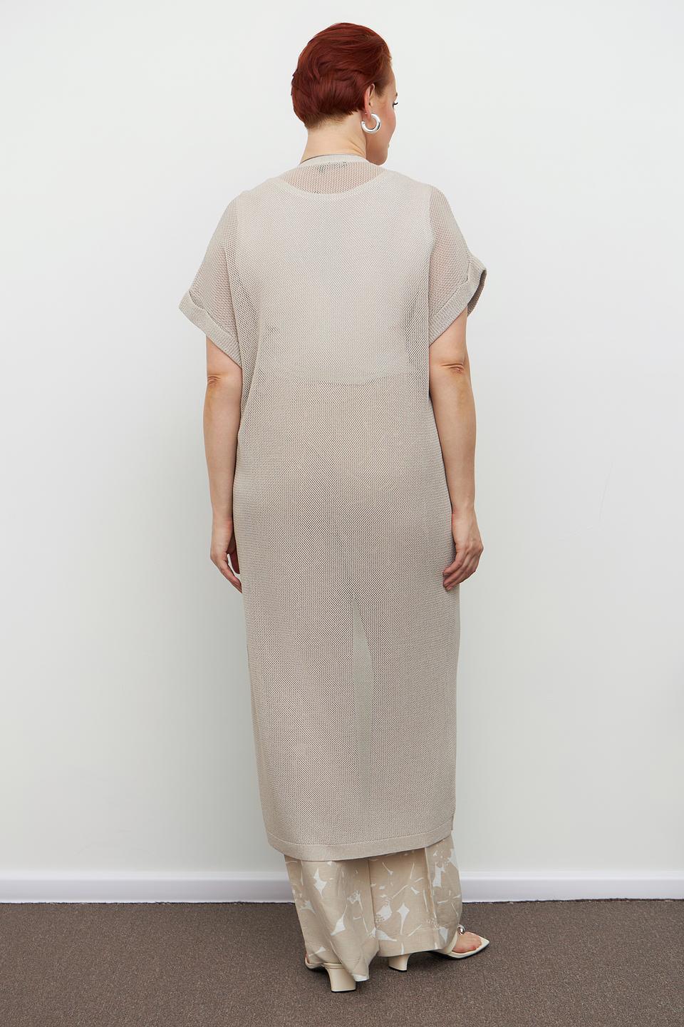 Жакет Marc Aurel вязаный бежевый