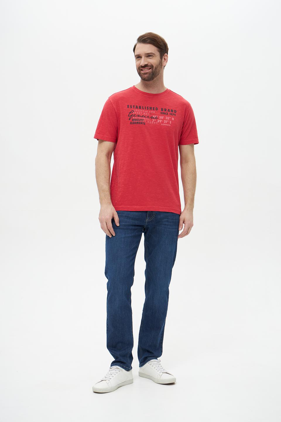 Футболка Lerros с принтом красный