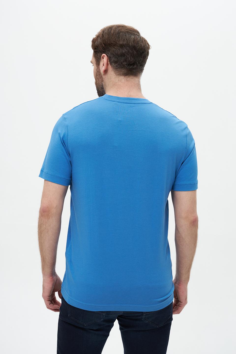 Футболка Tom Tailor с логотипом голубая