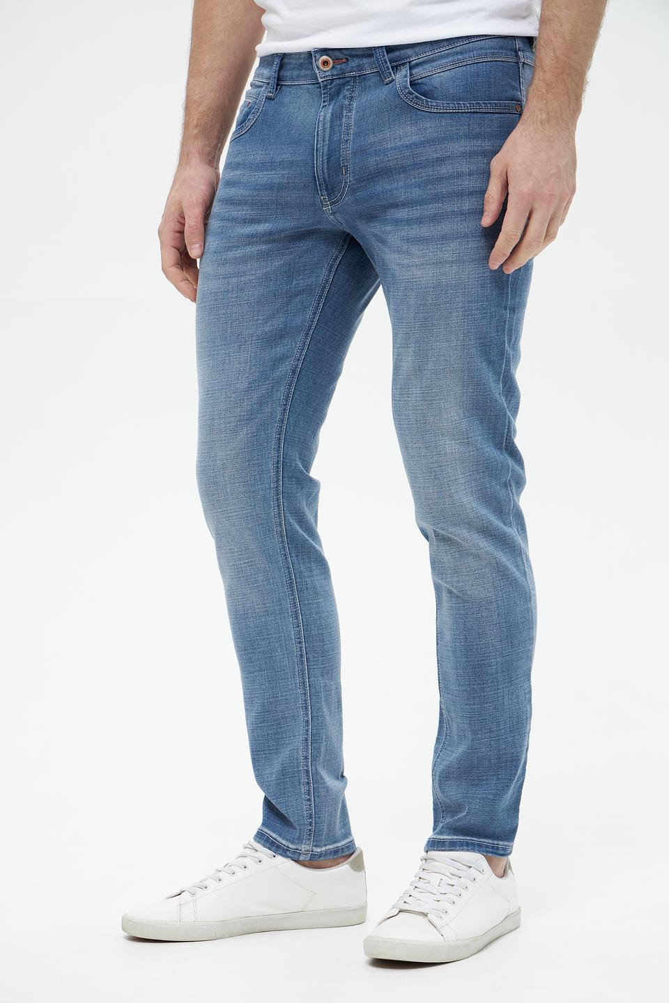 Джинсы Hattric Slim Fit голубые