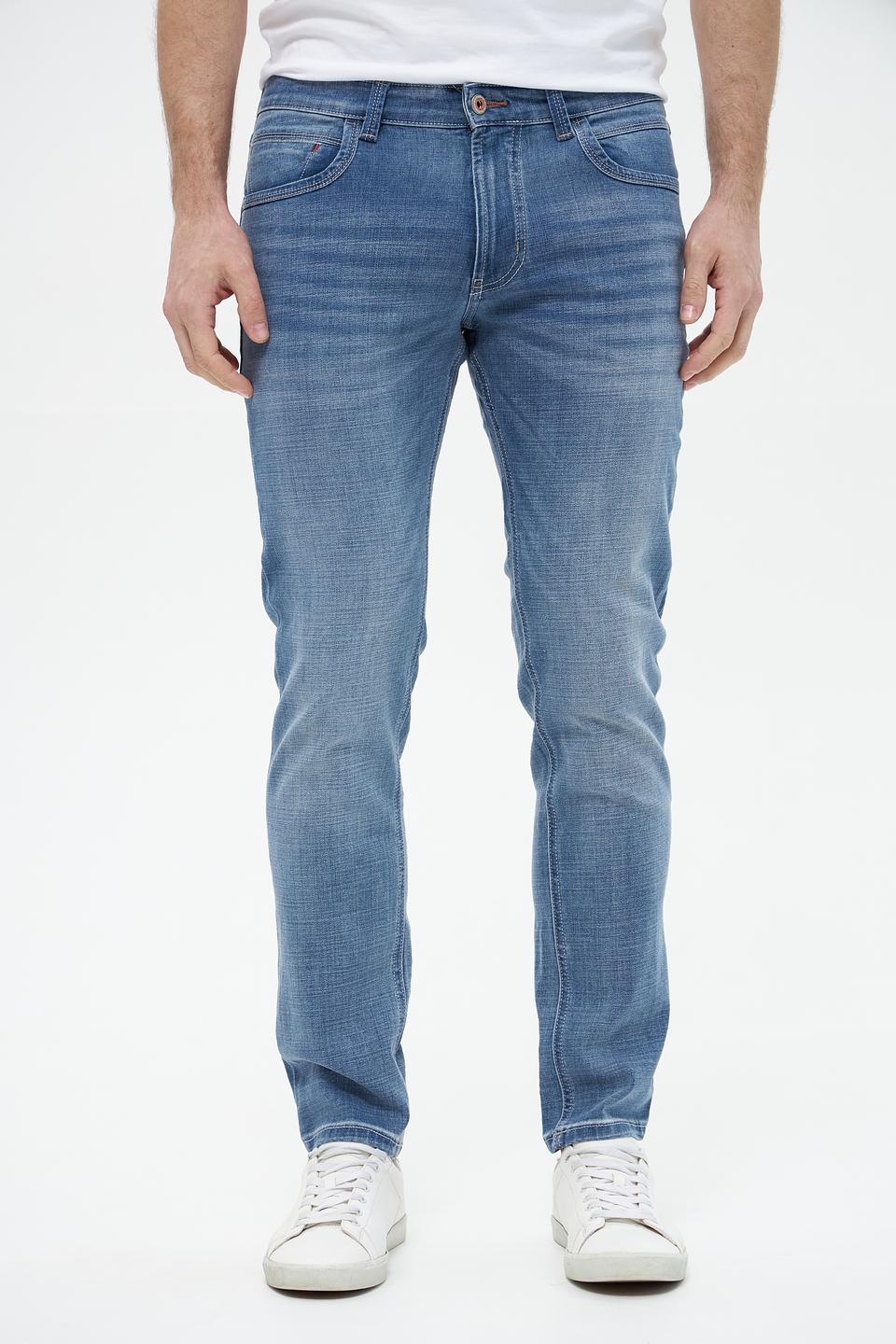 Джинсы Hattric Slim Fit голубые