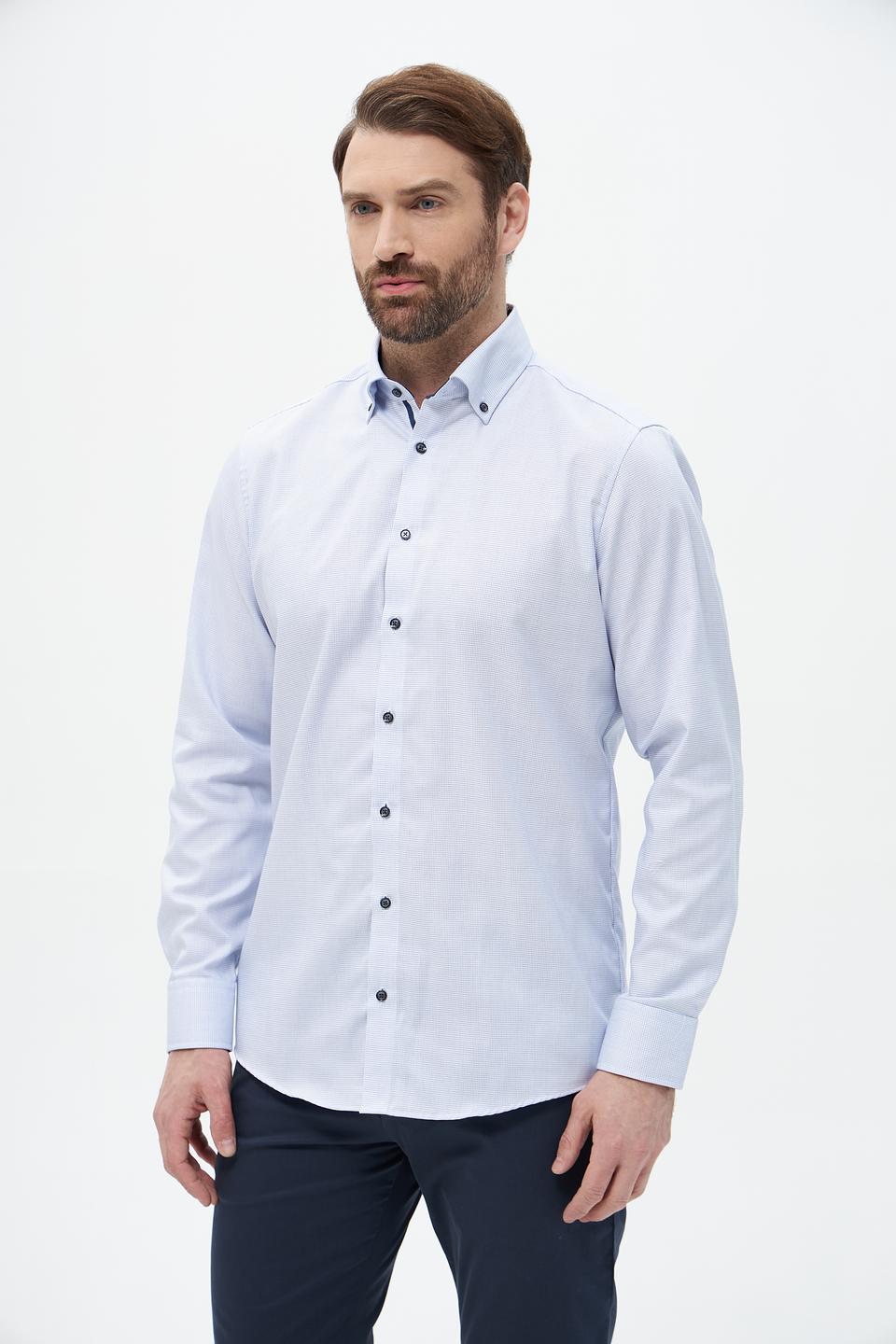 Рубашка Venti men голубая