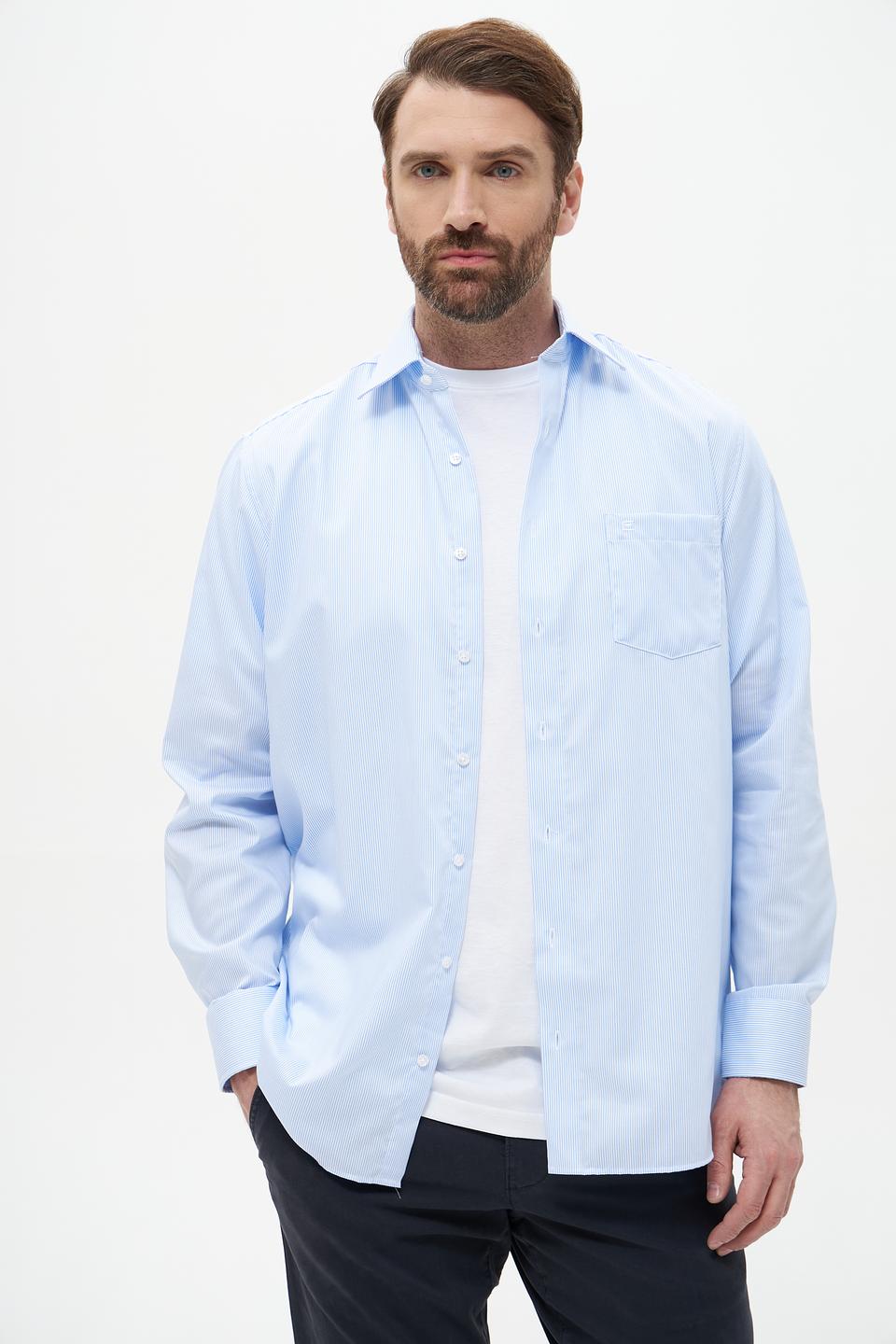 Рубашка Casa Moda голубая