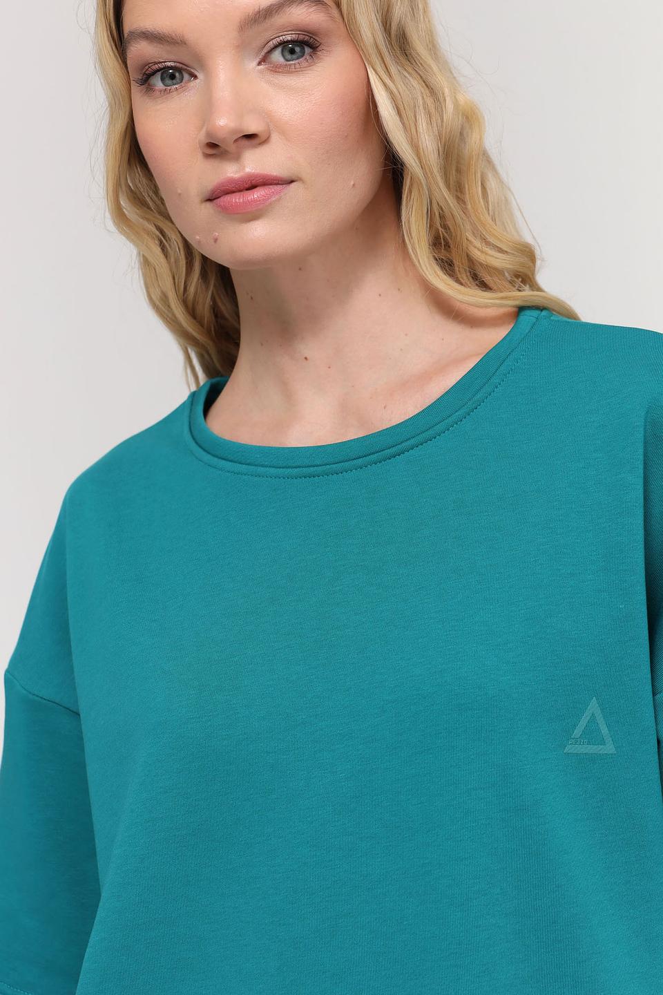 Футболка Pezzo оверсайз бирюзовая