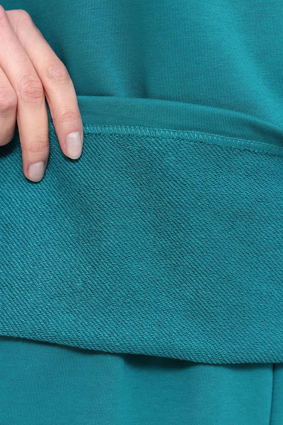 Футболка Pezzo оверсайз бирюзовая