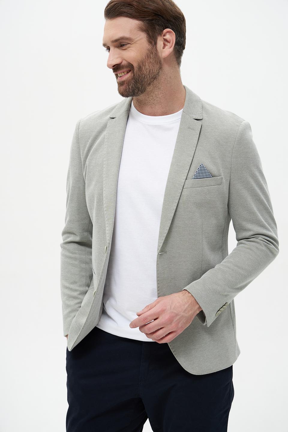 Пиджак Calamar серый приталенный