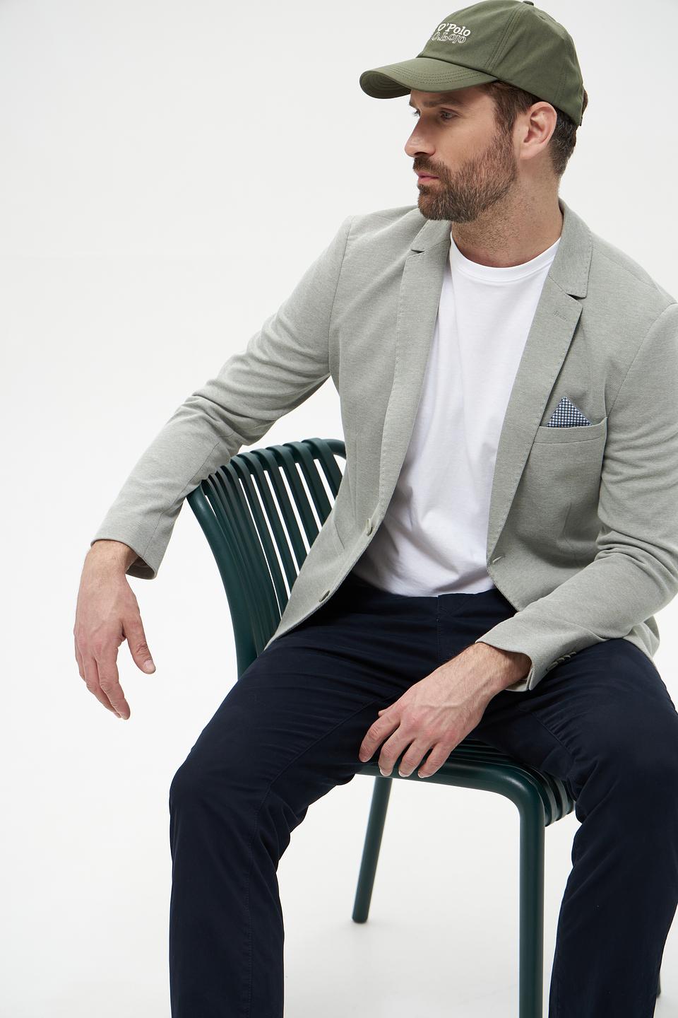 Пиджак Calamar серый приталенный