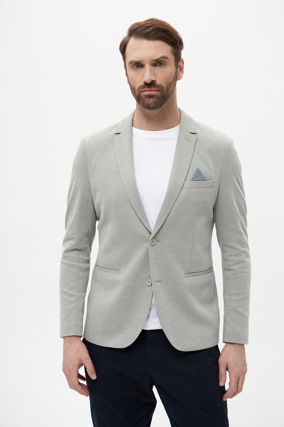 Пиджак Calamar серый приталенный
