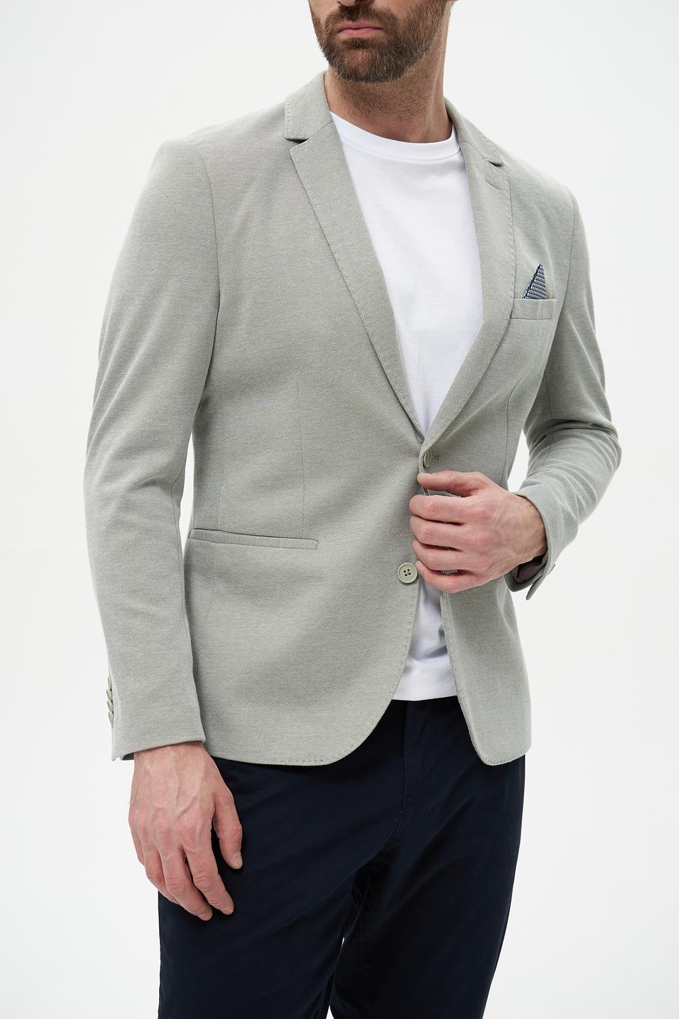 Пиджак Calamar серый приталенный