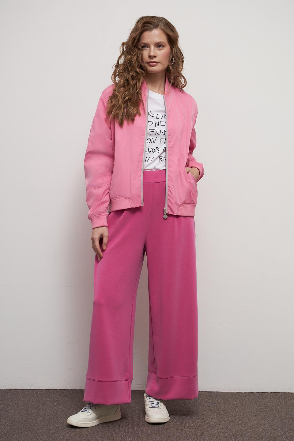 Брюки палаццо Rich and Royal фуксия