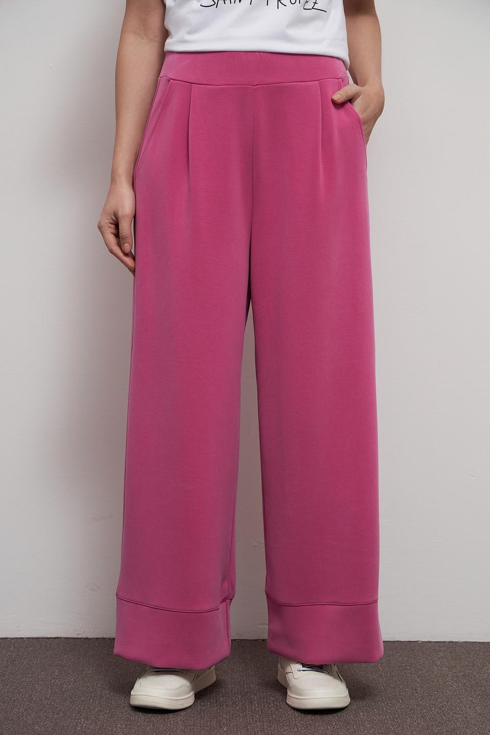 Брюки палаццо Rich and Royal фуксия
