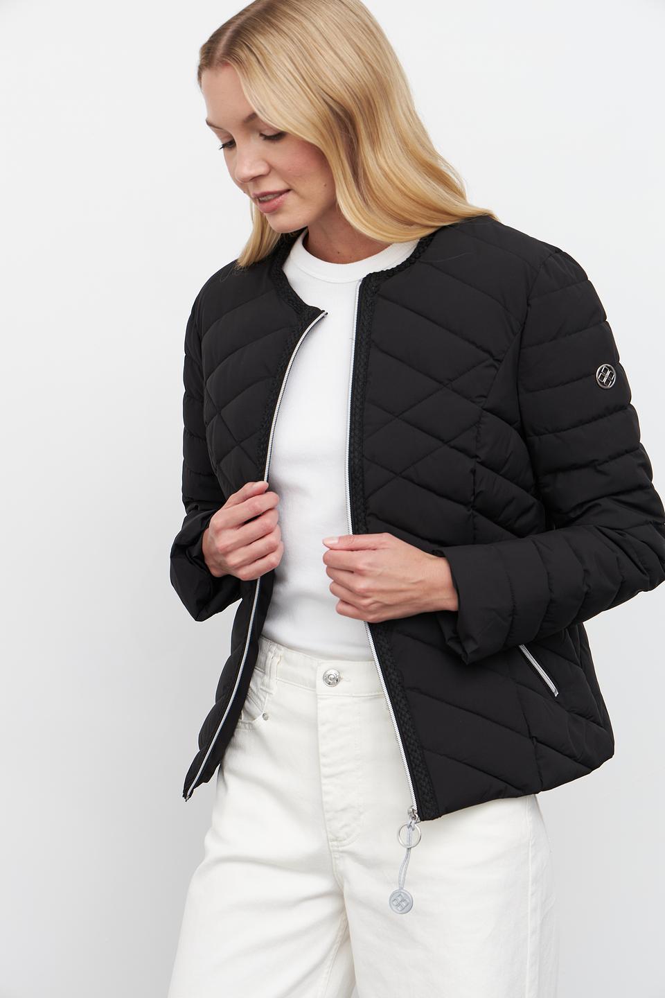 Куртка District стеганая чёрная