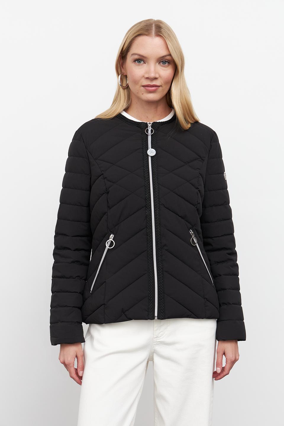 Куртка District стеганая чёрная