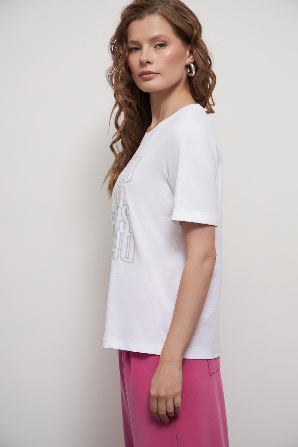 Футболка Lecomte с принтом