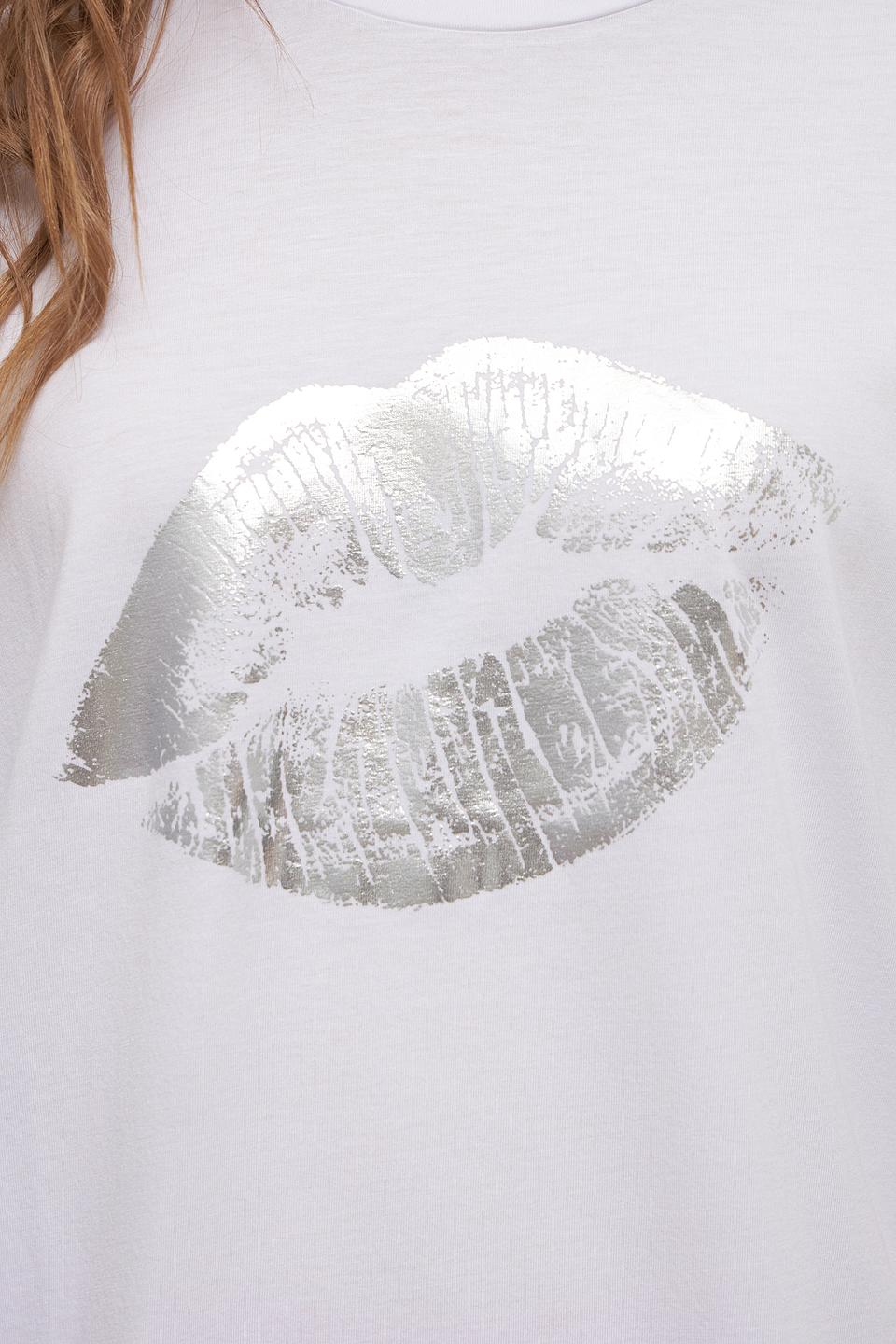 Футболка Marc Aurel с принтом губ