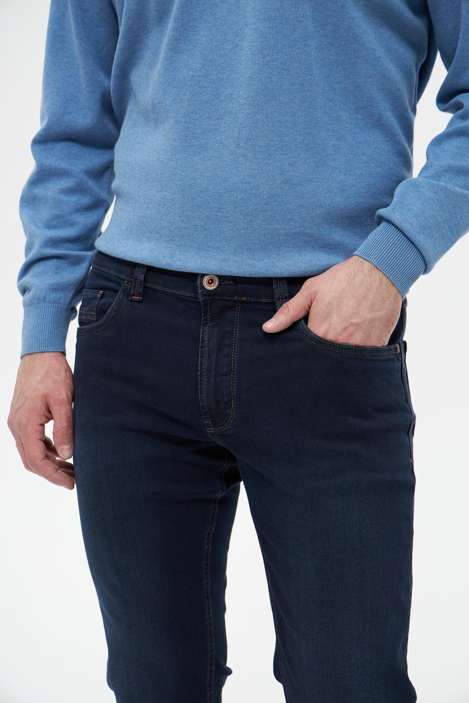 Джинсы Hattric синие slim fit