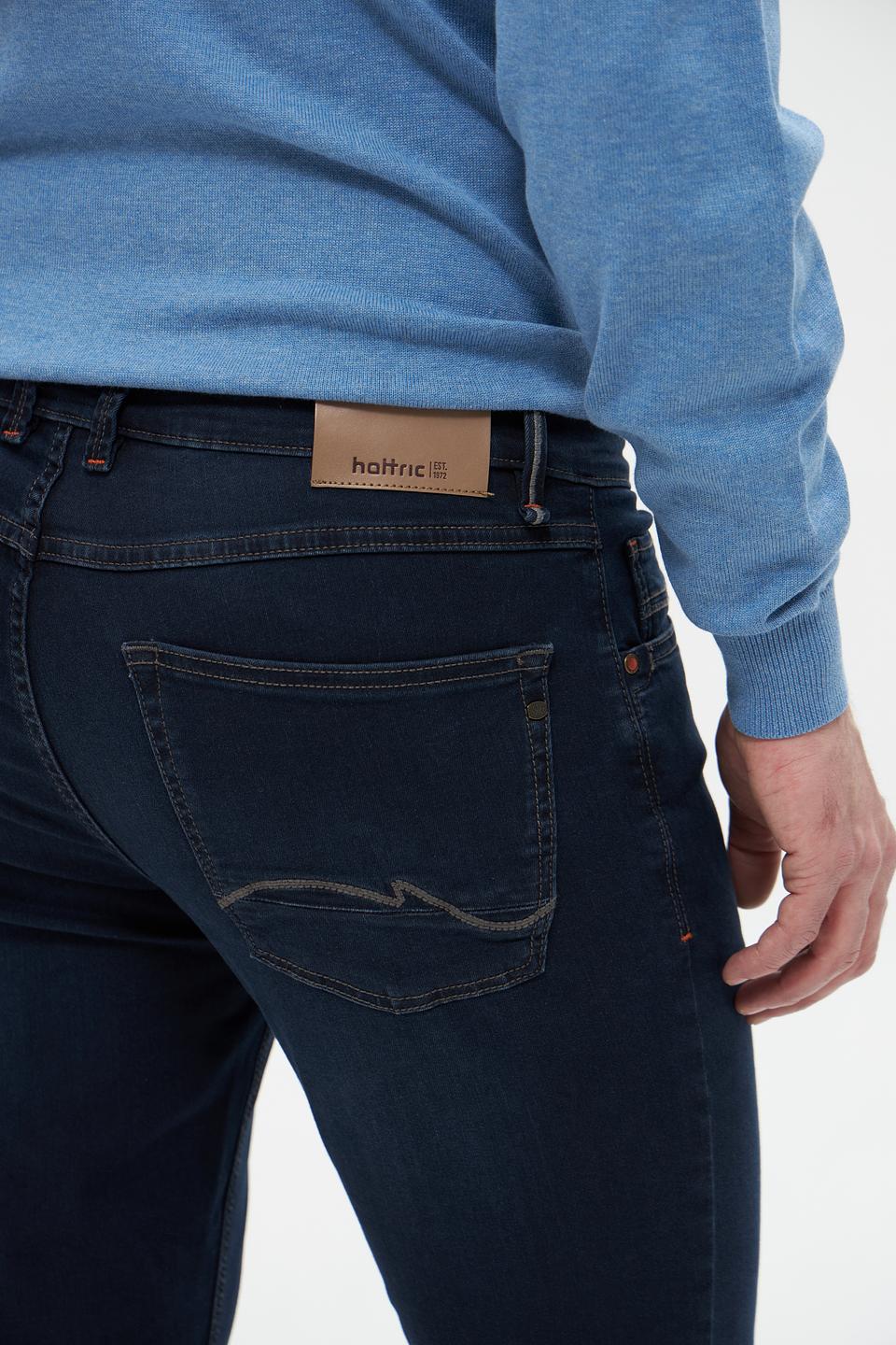Джинсы Hattric синие slim fit