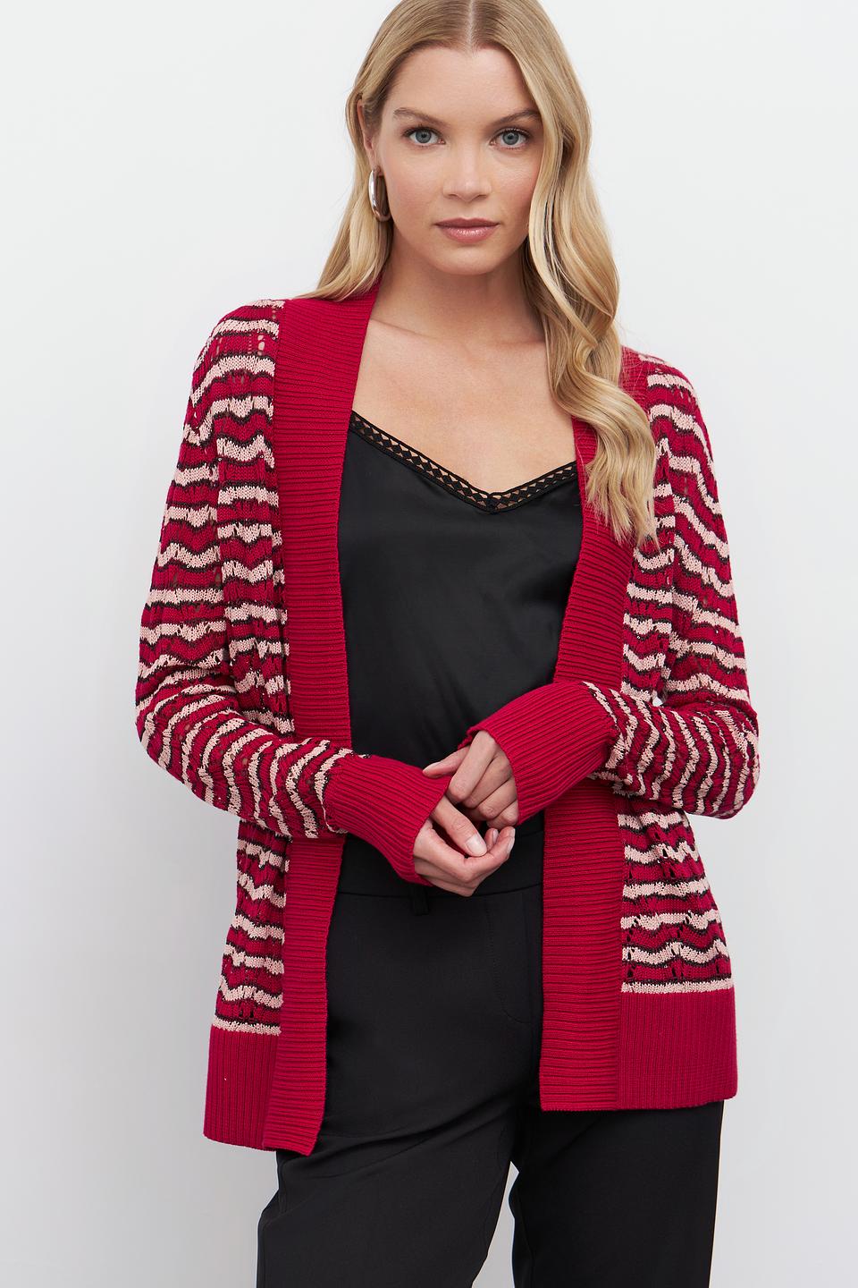 Жакет Pezzo вязаный красный