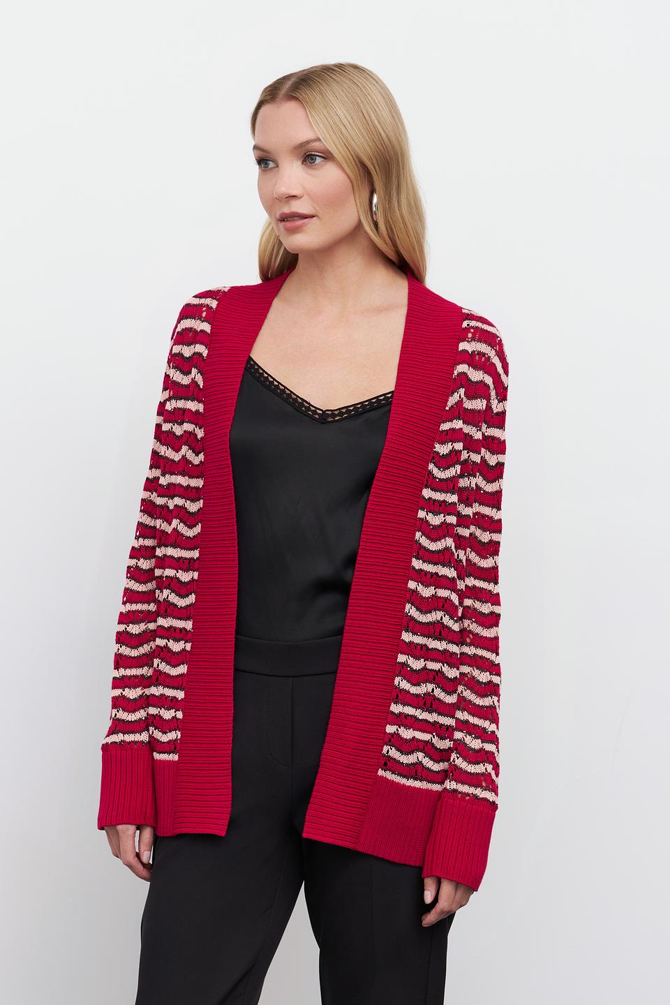 Жакет Pezzo вязаный красный