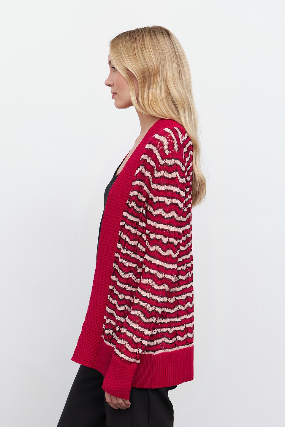 Жакет Pezzo вязаный красный