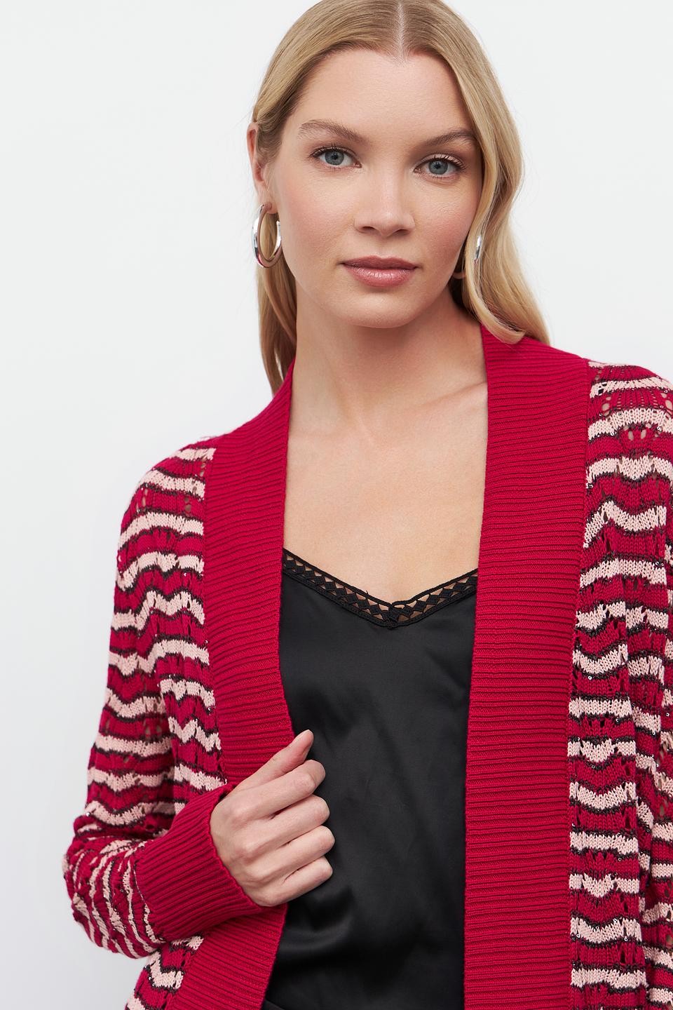 Жакет Pezzo вязаный красный