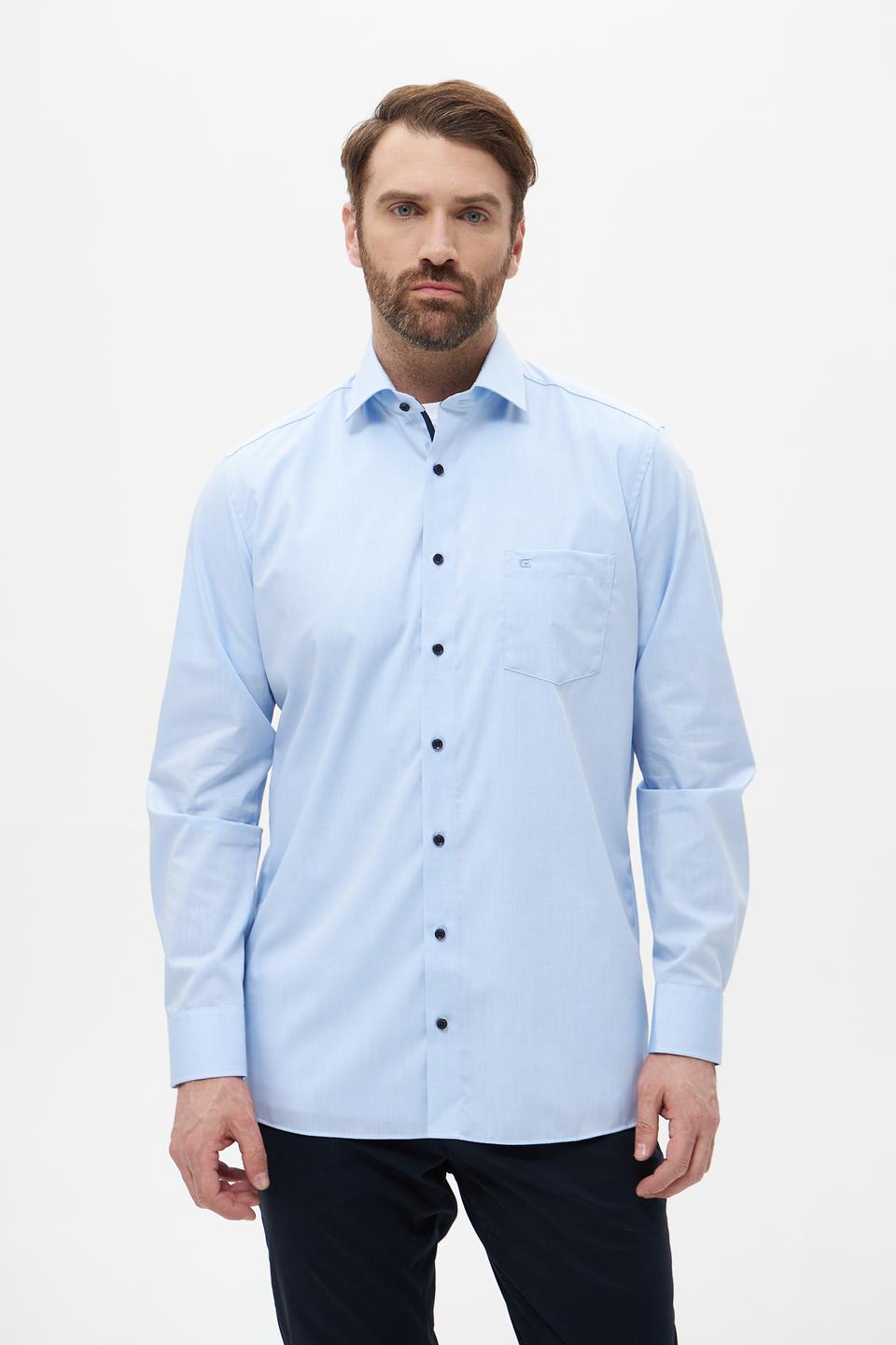 Рубашка Casa Moda голубая приталенная