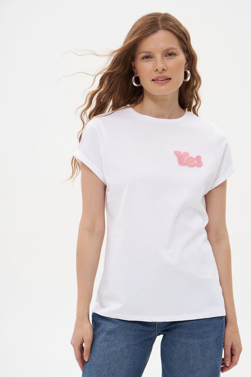 Футболка Pezzo с надписью Yes