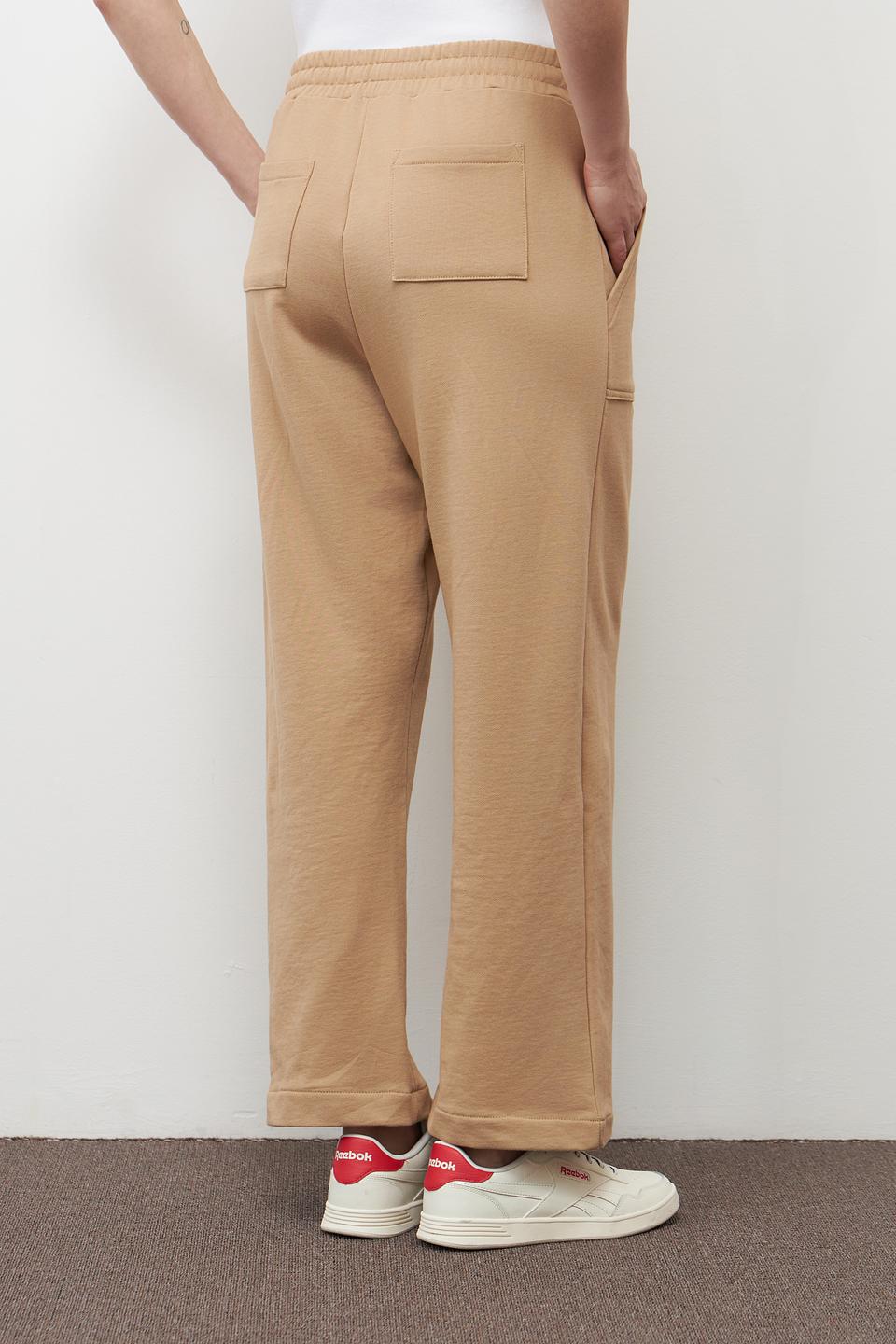 Брюки трикотажные Pezzo бежевые