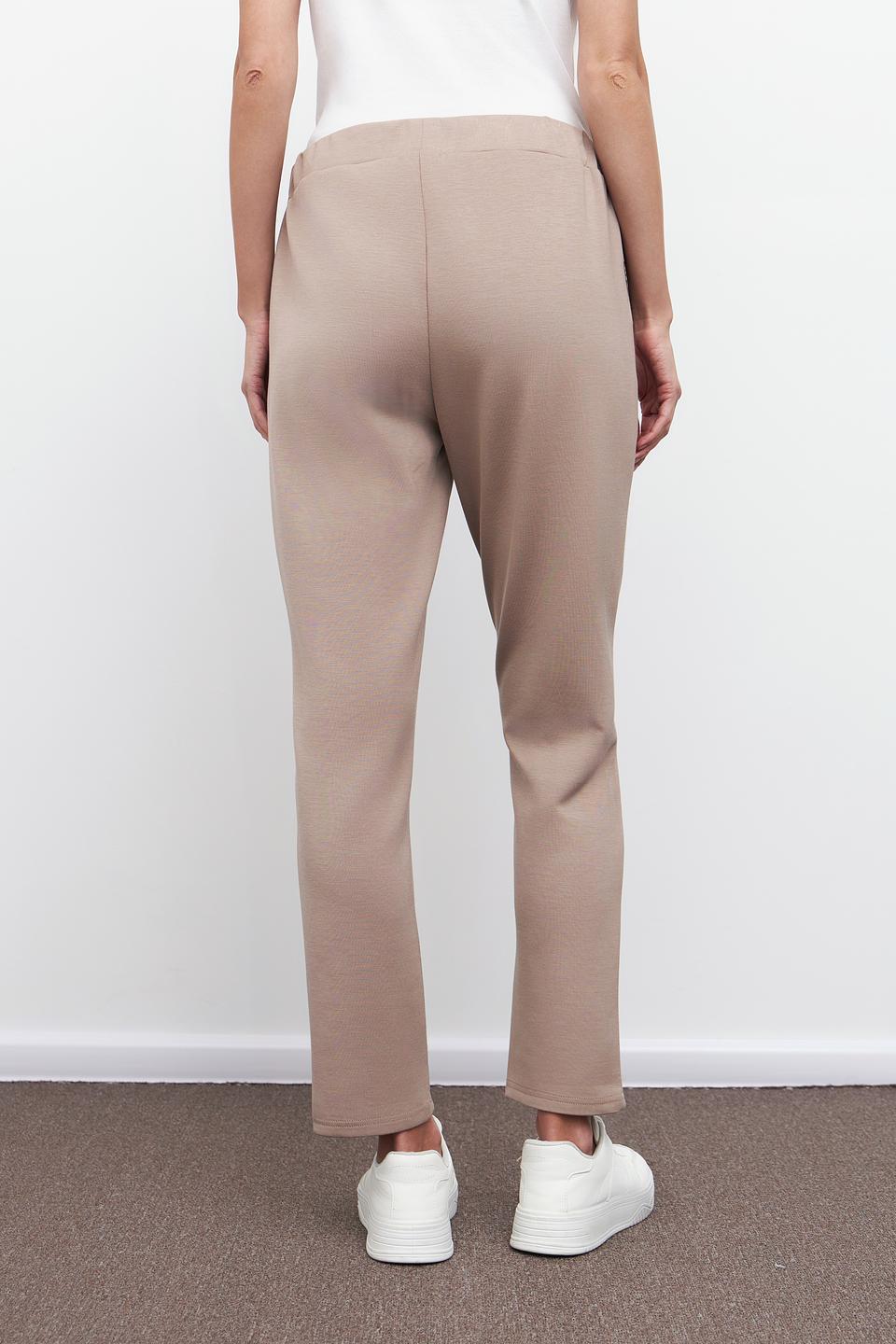 Брюки трикотажные Pezzo бежевые
