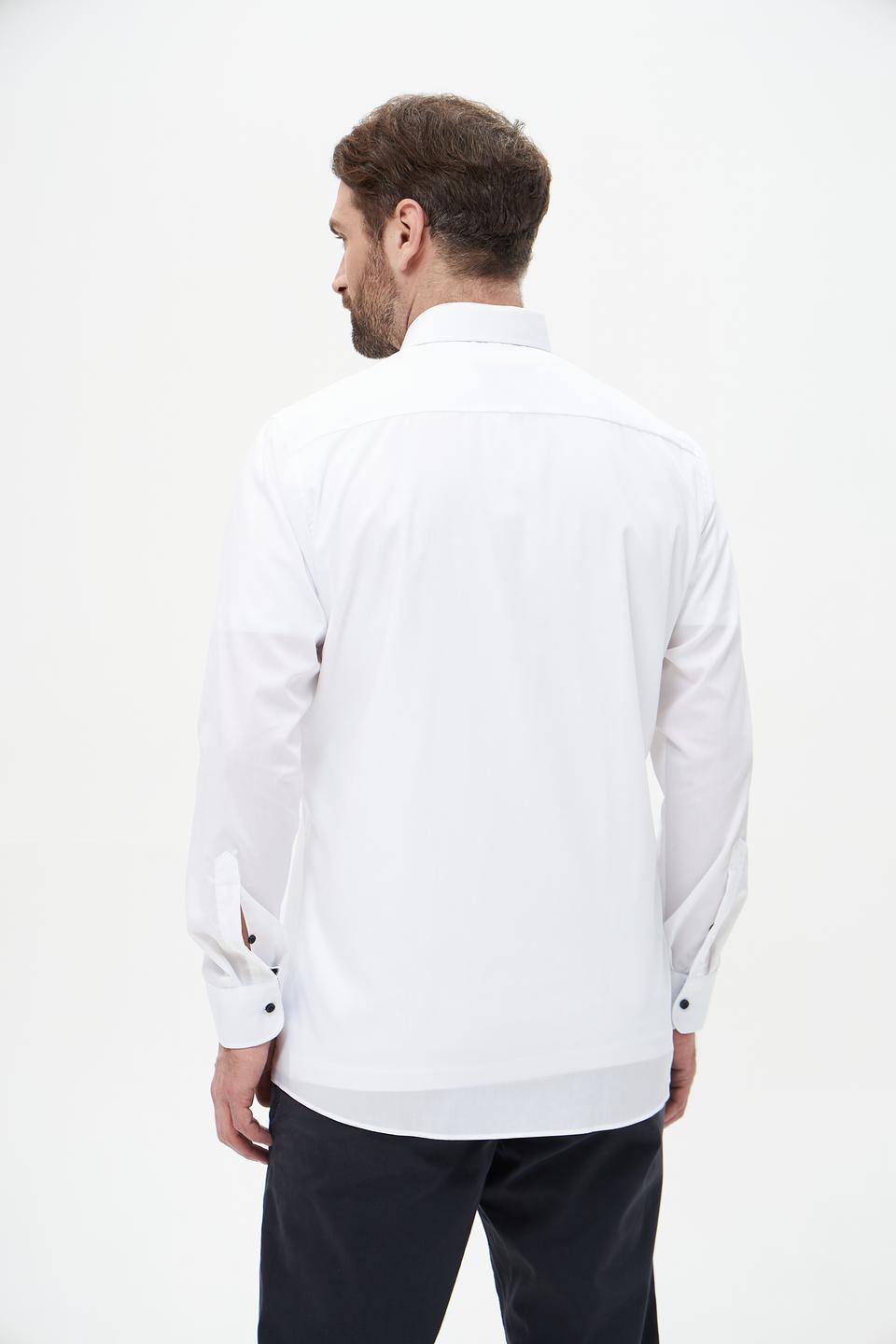 Рубашка Casa Moda с контрастной отделкой