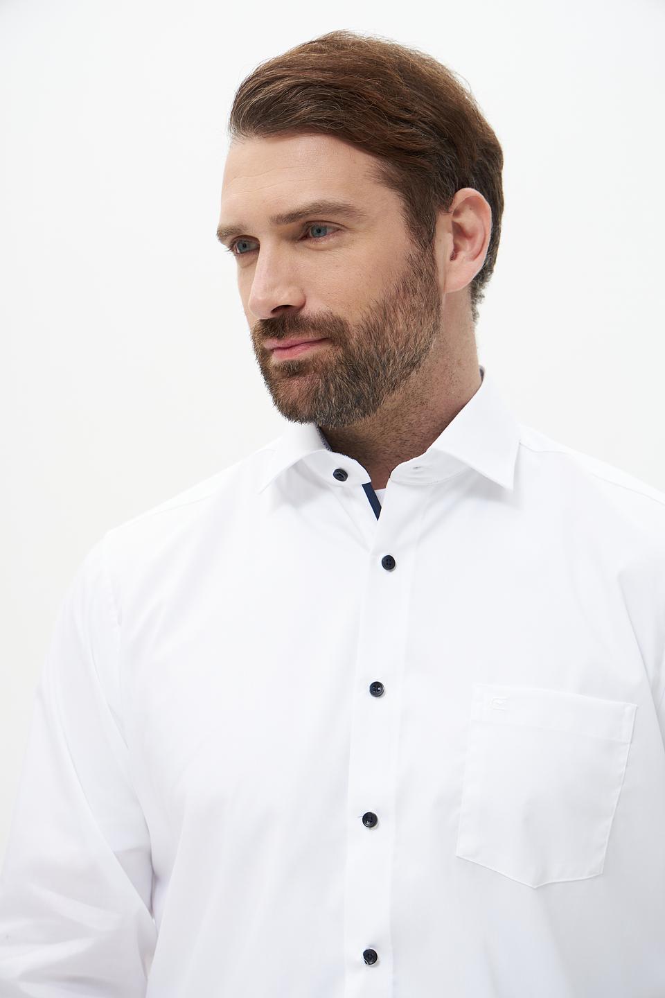 Рубашка Casa Moda с контрастной отделкой